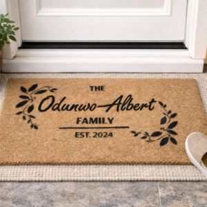 The Family Template Mat (Name + Year)